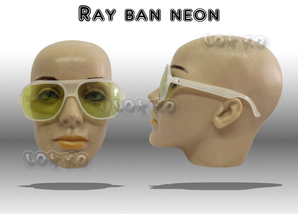 Óculos de festa Ray ban neon com lente